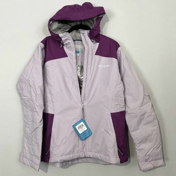 Columbia Women's Tipton Peak Insulated Jacket Pale Lilac/Plum SZ M NWT RET $160 - Picture 11 of 12